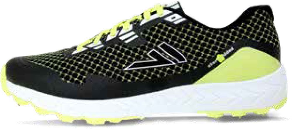 Sarva Icehero, løpesko med pigg, herre BLACK